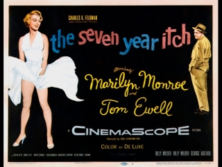 the seven year itch (1955) -for 1080p, see below- marilyn monroe and tom ewell, evelyn keyes big tits big ass natural tits granny
