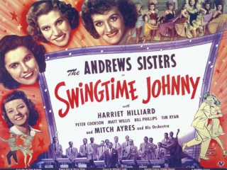 swingtime johnny (1943) the andrews sisters, harriet nelson